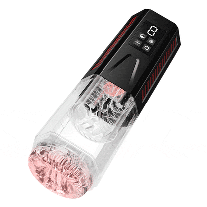 Mars - Oral Dominator 7Vibrantion 7Rotation 7Va-et-Viens Masturbateur 4 en 1 à double mote