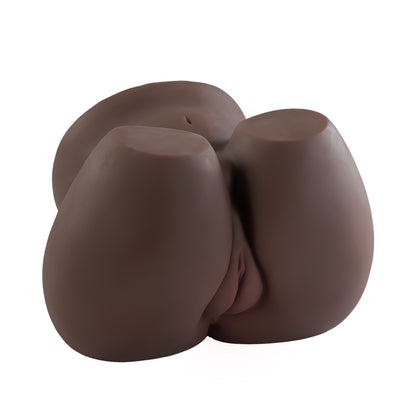 Mantou Hip Marron Noir Masturbateur Réaliste 5kg Taille 1:1