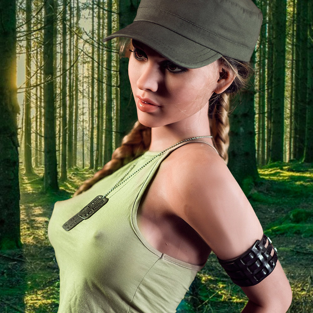 【Tanya】158cm Poupée sexuelle réaliste American Female Soldier 40 kg