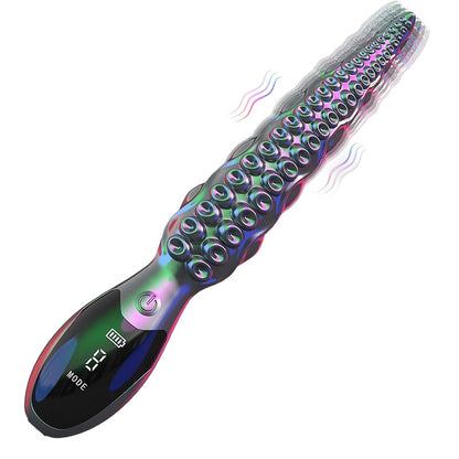 Gode vibrant réaliste en forme de pieuvre - Tentacules de pieuvre à affichage LED