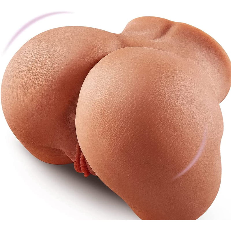 Masturbateur Réaliste Marron Vraie Peau Vagin Anus 2.1KG YAYOU