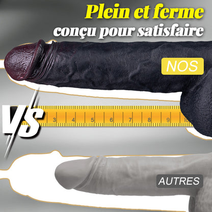 Maurice Gode Chauffant à Vibrations et Poussées Marron Grande Taille pour Hommes et Femmes