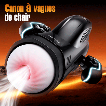 LETEN  Masturbateur Chauffant avec 10 Modes de Poussée et de Succion