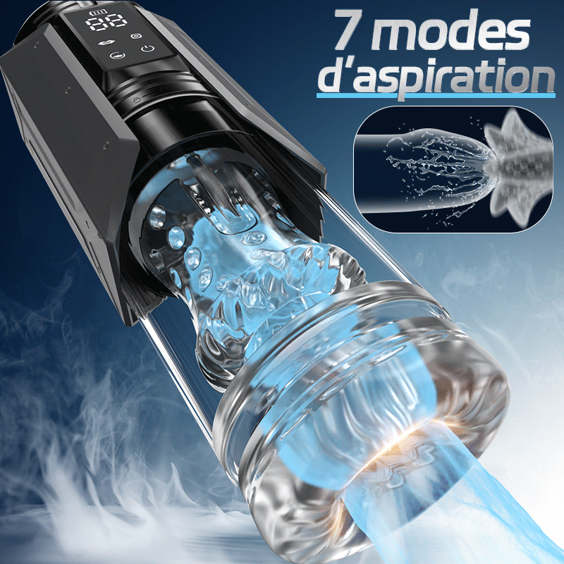 King - Masturbateur automatique 4 en 1 pour hommes, 100% étanche €57,99 €89,99