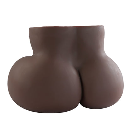 Mantou Hip Marron Noir Masturbateur Réaliste 5kg Taille 1:1