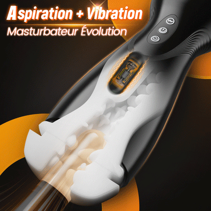 SolaceX - 8 Succion 10 Vibration One Touch Orgasm Digital Vacuum Masturbator