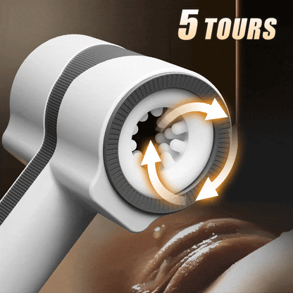 Raiden - Double ouverture 7 vibrations 5 rotations et va-et-vient Masturbateur portable de sexe oral