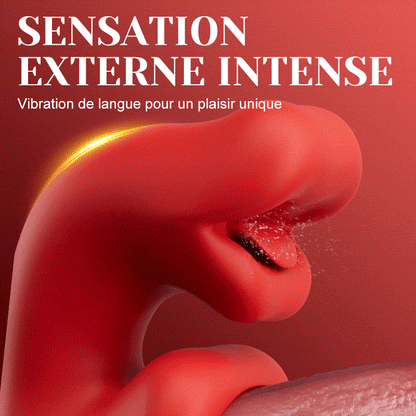 Vesper - Vibrateur langue profonde pour un plaisir prolongé avec 10 mouvements ondulatoires