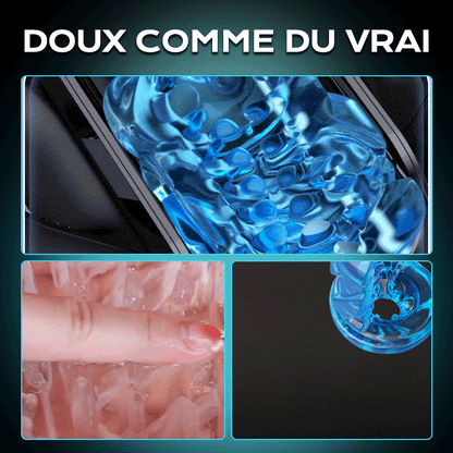 LETEN 10 Masturbateur à moteur à grande vitesse avec support pour téléphone