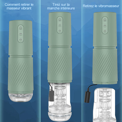Abyss - Pompe à pénis à vide 10 succions & 10 vibrations - Pompe d'agrandissement - Masturbateur masculin