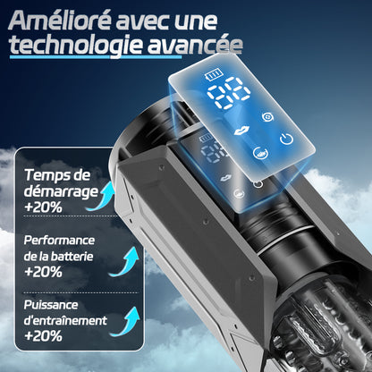 【Nettoyant gratuit】King - Masturbateur automatique 4 en 1 pour hommes, 100% étanche