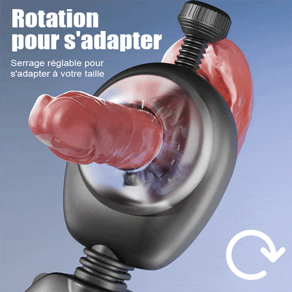 【Envoyé le 15 Juillet】AssistPro-main libre ! 9 Va-et-Viens 9 Vibration Masturbateur portable