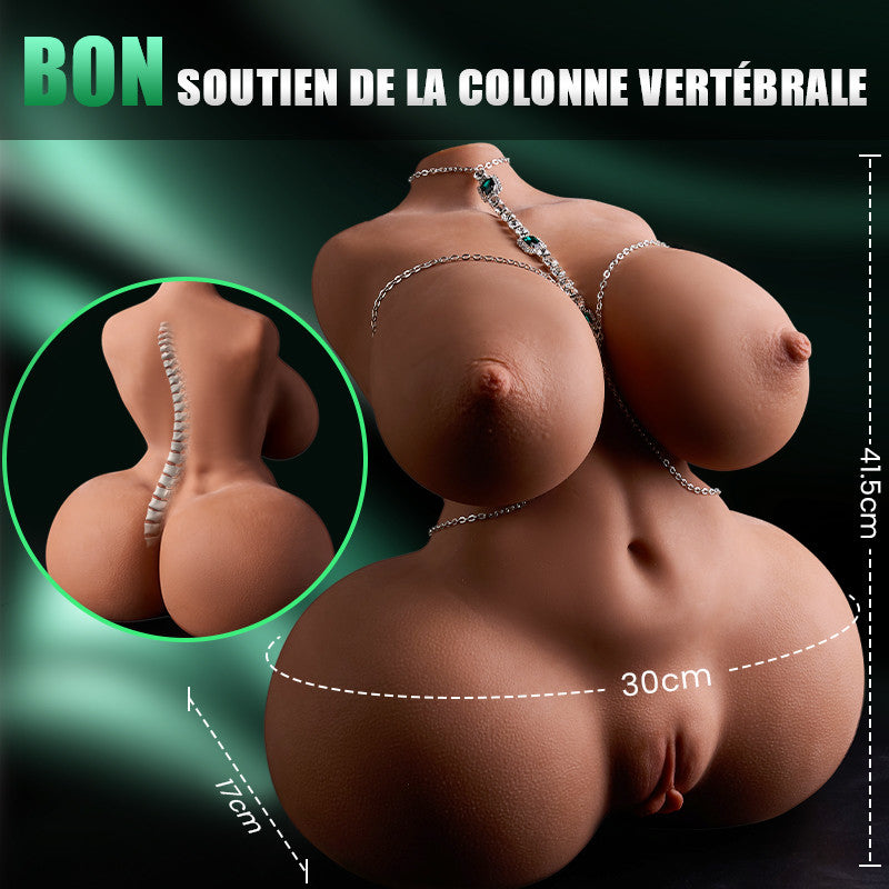 Leonie -Poitrine en forme de goutte et poupée en forme de sablier