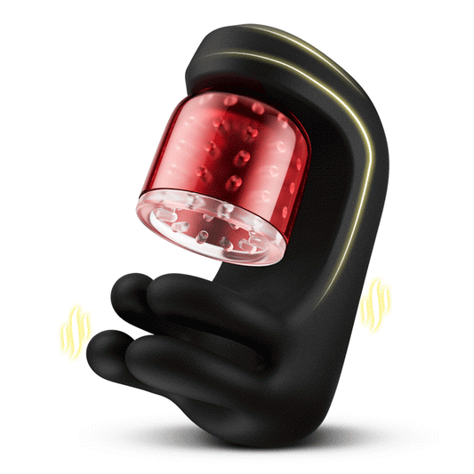 Finger 2.0-9 Vibrations 9 Pincement des doigts 9 Rotation Masturbateur d'entraînement