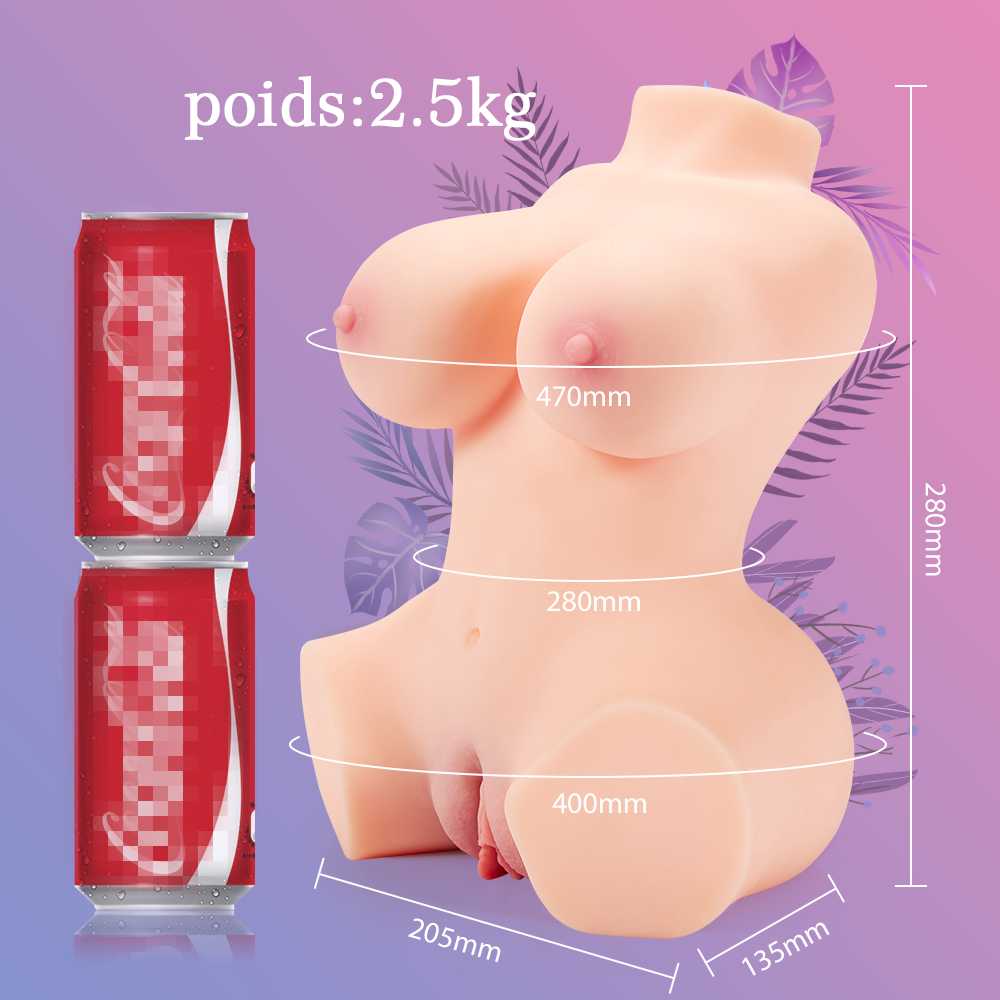 2 EN 1 Masturbateur réaliste 3D Structure vaginal  2,5 kg Aivrobta Aivrobta