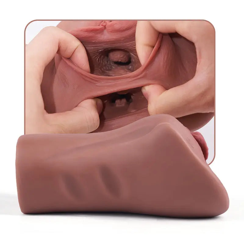 Chatte de Poche 2 en 1 brune vagin & anal 800g Acmejoy