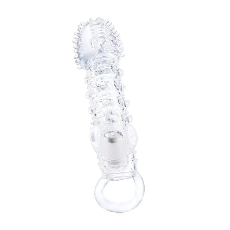 Gaine pénienne vibrante transparente 19,6 cm Acmejoy