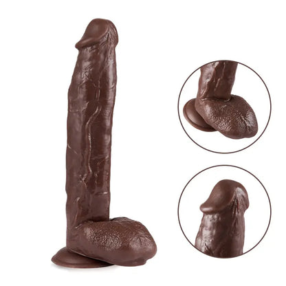 Gros Gode Réaliste En Chocolat 29.5CM Acmejoy