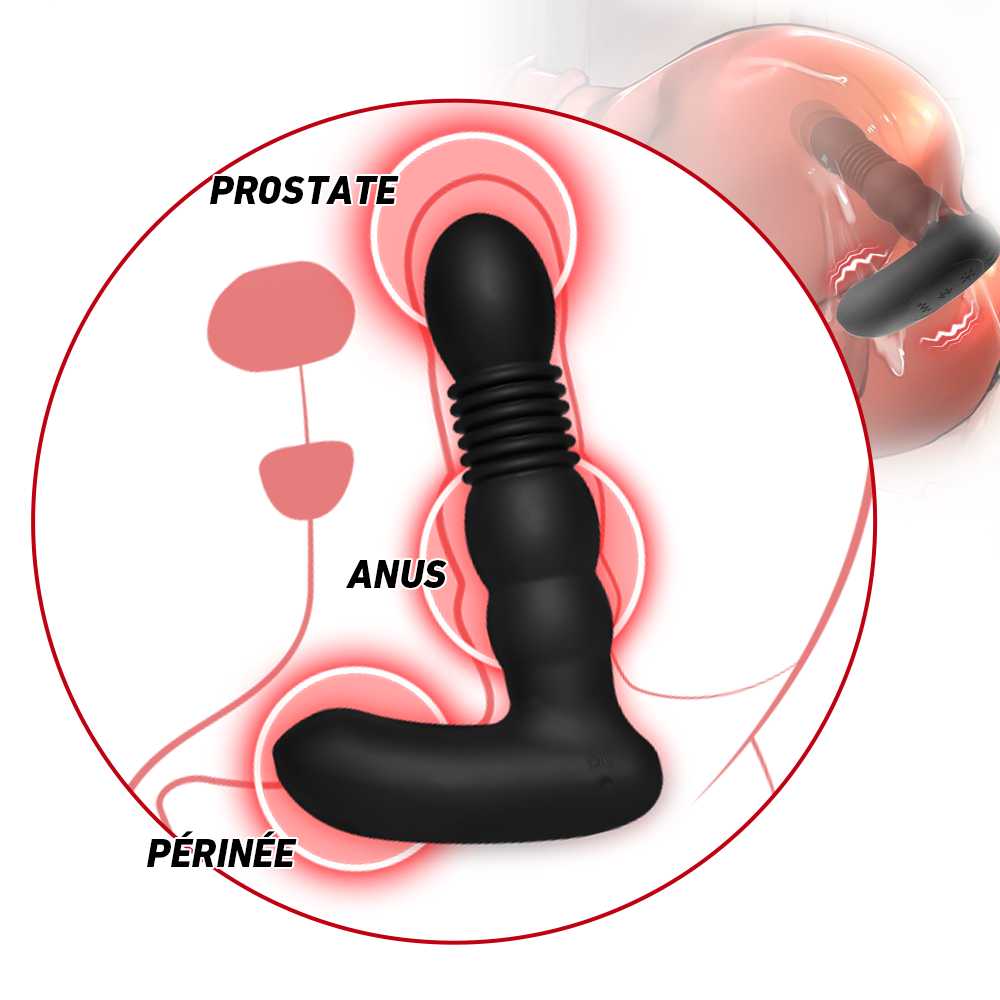 Le ROI de Prostate Vibromasseur prostatique chauffant 3 en 1 Acmejoy Acmejoy