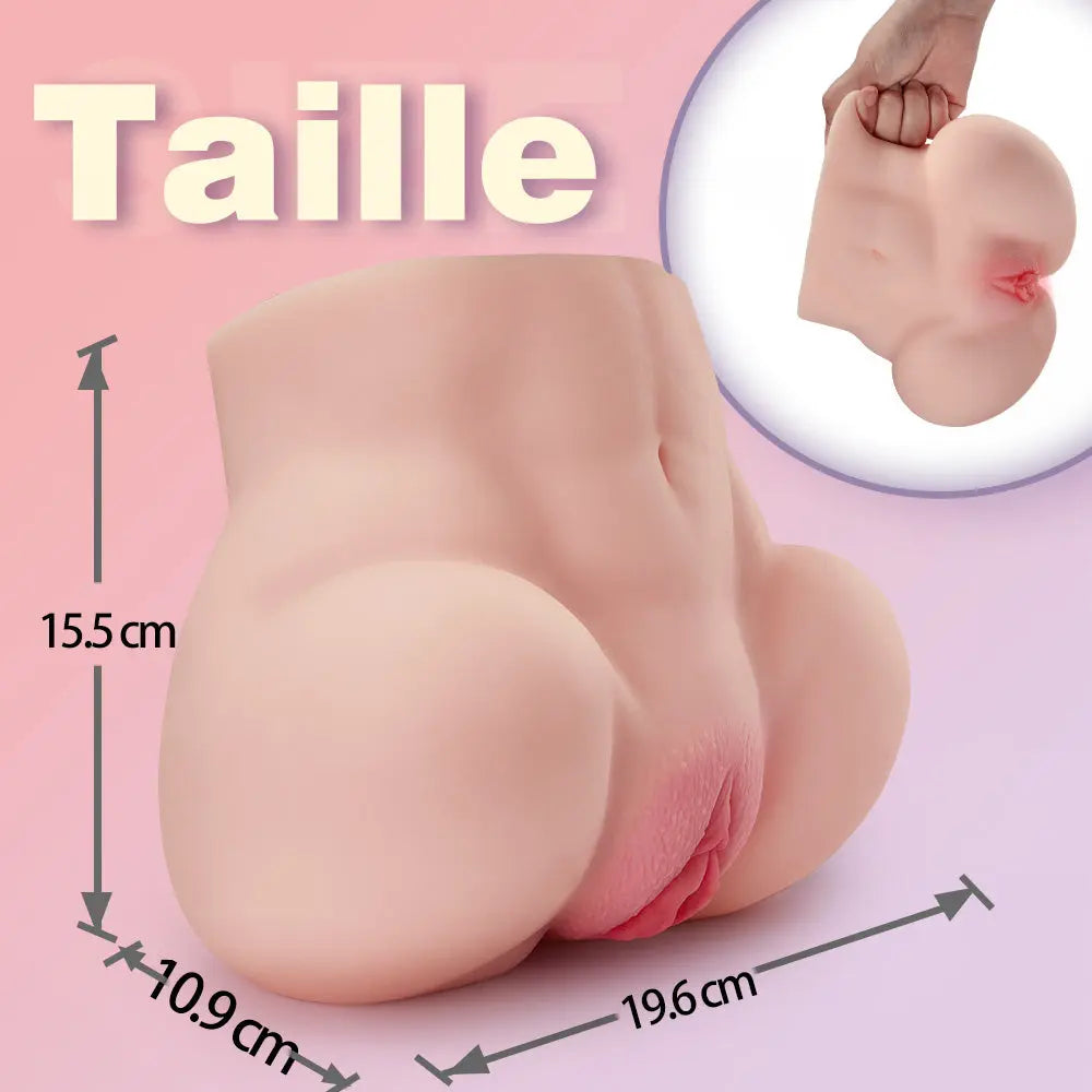 Masturbateur de chatte réaliste anus vagin réaliste 1.5KG Moruioy
