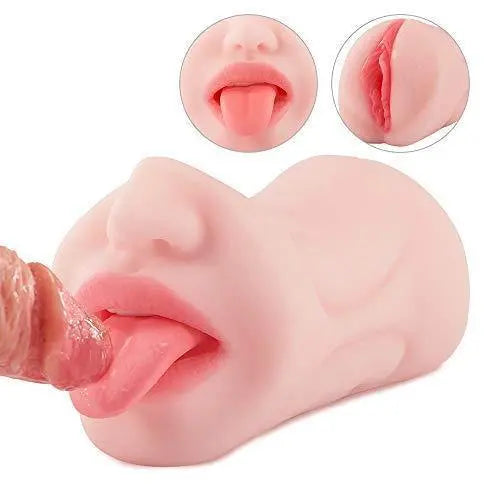 Masturbateur réaliste avec dents simulés sexe oral pour hommes 482g Moruioy