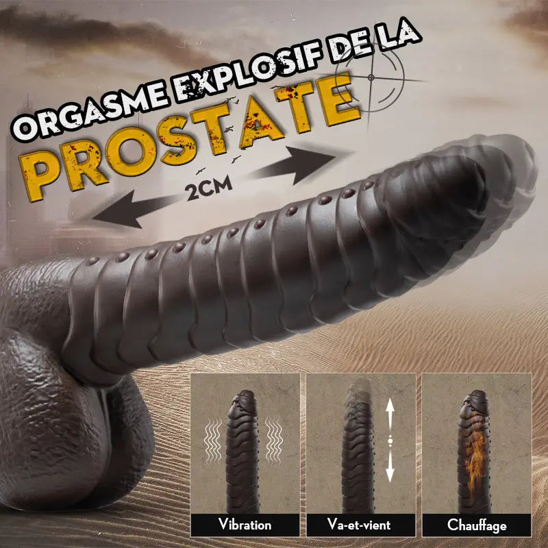 PANGOLIN 3 EN 1 Gode Anal Vaginal 4*18 CM grand dildo Acmejoy