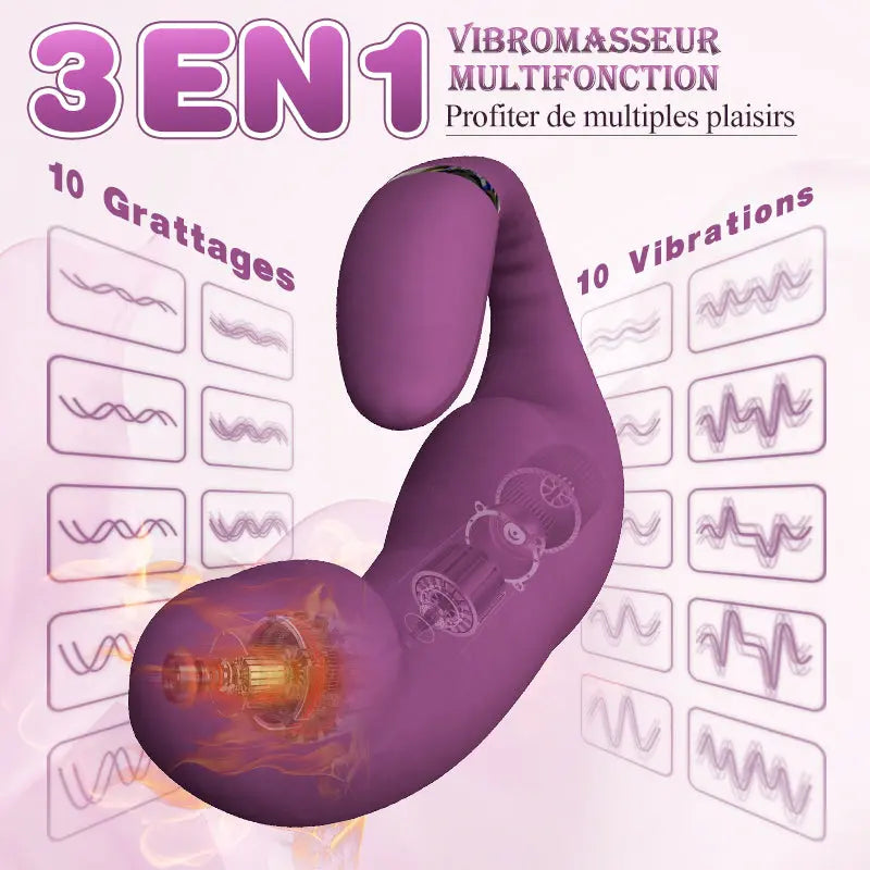 Vibromasseur à double tête de type C Acmejoy Acmejoy